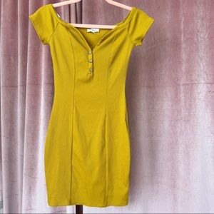 Yellow Casual Dress